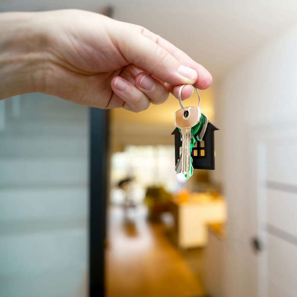 Holding the keys to a new home